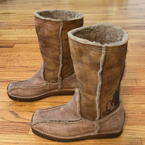 Vintage Fendi Shearling Boots Circa 2005 Size 41 - Picture 4 of 14